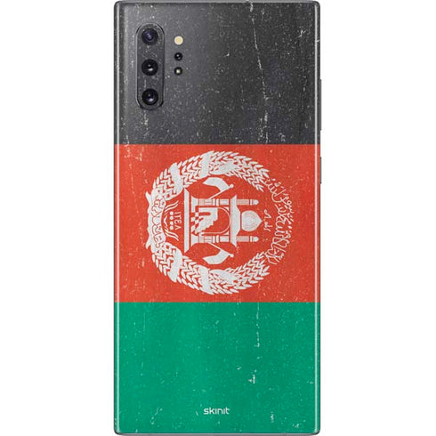 Afghanistan Flag Distressed Galaxy Note 10 Plus Skin